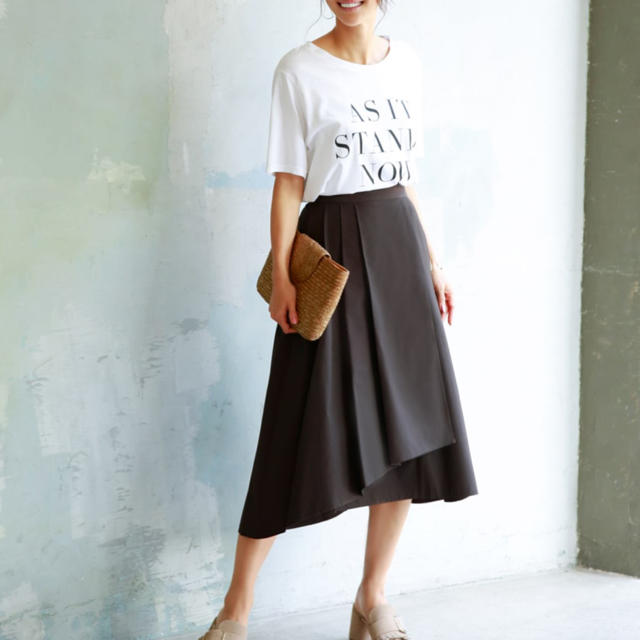 STYLE DELI(スタイルデリ)の『美品』STYLE DERI❤️アシンメトリー フレアータックスカート☆サイズS レディースのスカート(ロングスカート)の商品写真