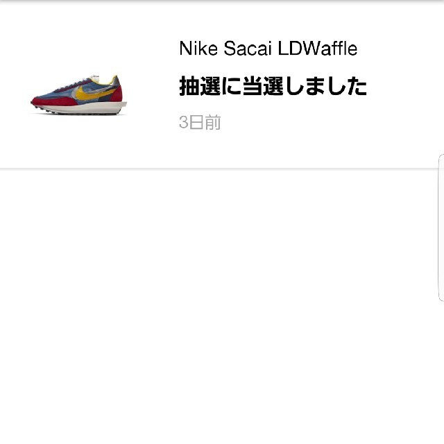 sacai nike LD WAFFLE 30cm　新品未使用