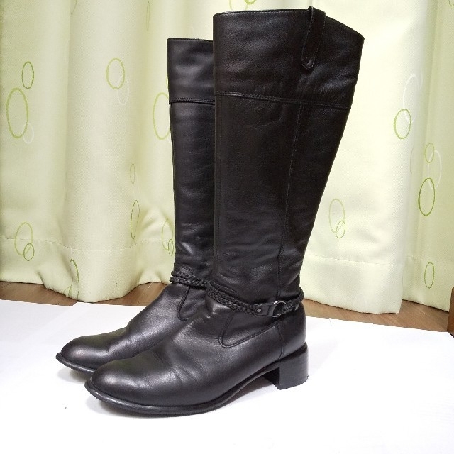madras(マドラス)のmissy madras 革ロングブーツ 24.5EEE レディースの靴/シューズ(ブーツ)の商品写真