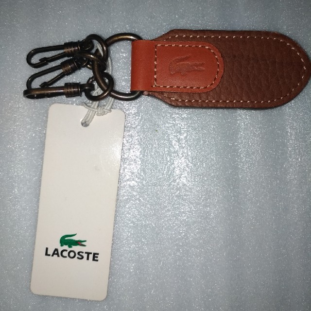 LACOSTE(ラコステ)のLACOSTEキーホルダー（牛革） メンズのファッション小物(キーホルダー)の商品写真