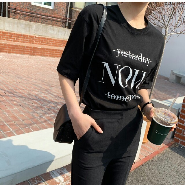 dholic(ディーホリック)のロゴTシャツ レディースのトップス(Tシャツ(半袖/袖なし))の商品写真