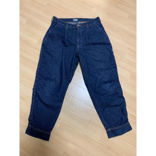 カラー(kolor)のkolor 11.5oz デニムパッカリングワイドパンツ・ワンウォッシュ (デニム/ジーンズ)