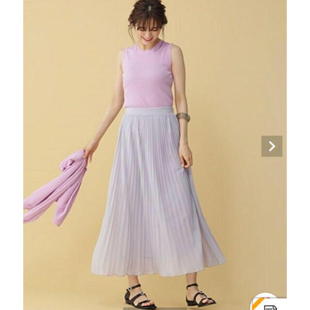 SLOBE IENA(スローブイエナ)のnano universe☆プリーツスカート  レディースのスカート(ロングスカート)の商品写真