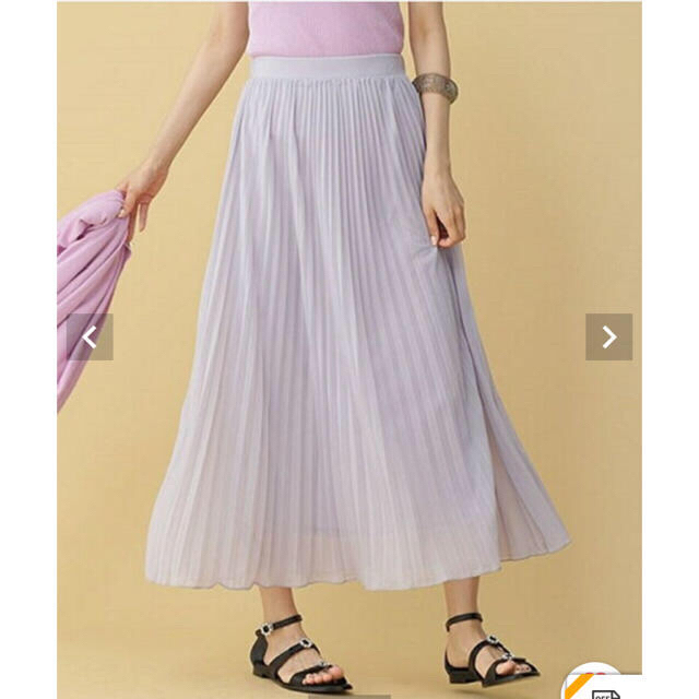 SLOBE IENA(スローブイエナ)のnano universe☆プリーツスカート  レディースのスカート(ロングスカート)の商品写真