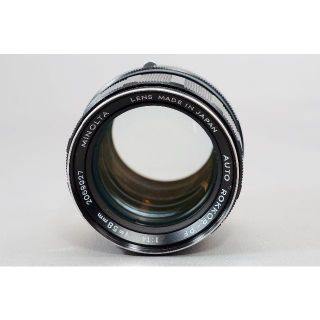 コニカミノルタ(KONICA MINOLTA)のボケる単焦点 MINOLTA ROKKOR 58mm 1:1.4 ミノルタ(レンズ(単焦点))