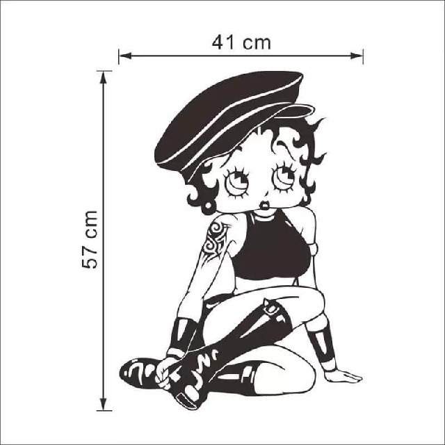 セクシー ベティブープ Betty Boop ウォールステッカー 可愛いの通販 By りん S Shop ラクマ