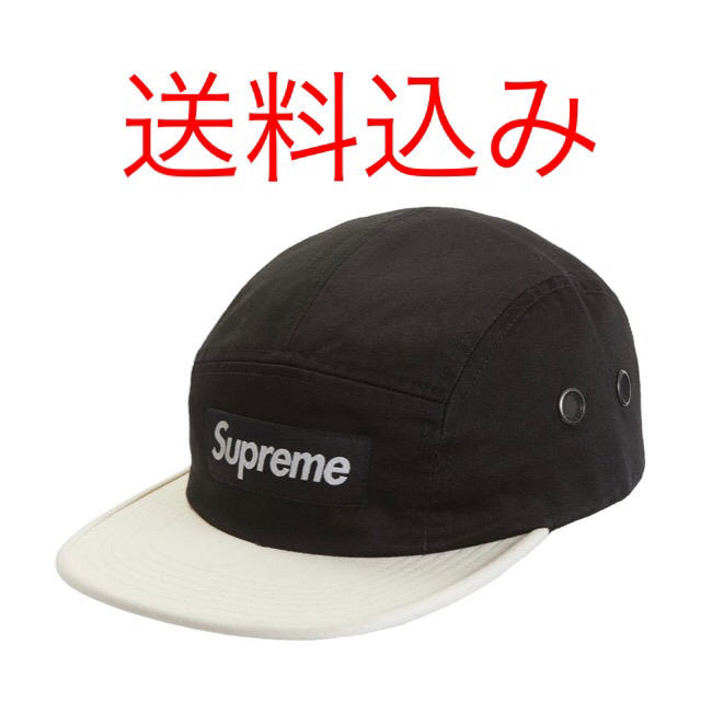 SUPREME 19SS 2Tone Camp Cap Black キャップ