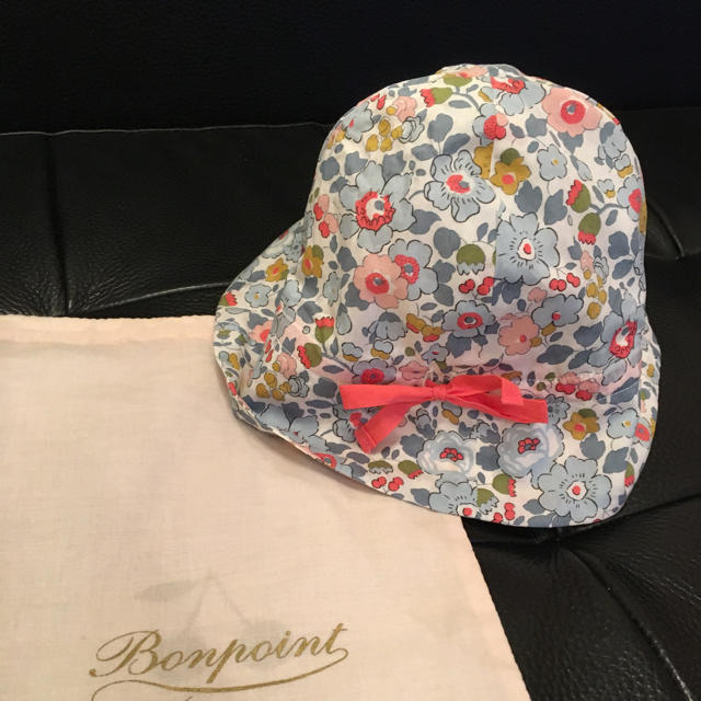 Bonpoint(ボンポワン)のボンポワン 花柄ハット  キッズ/ベビー/マタニティのこども用ファッション小物(帽子)の商品写真