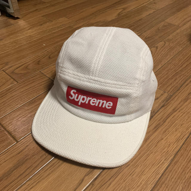 supreme box logo camp cap  白 登坂 同型 同色メンズ