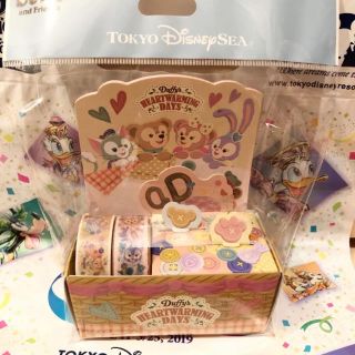 ディズニー(Disney)の♡ディズニー ハートウォーミングデイズ メモ&マスキングテープ♡(テープ/マスキングテープ)