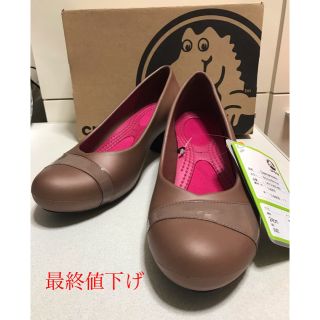 クロックス(crocs)の新品未使用！crocs gianna heel w 24.0(ハイヒール/パンプス)