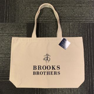 ブルックスブラザース(Brooks Brothers)の【新品未使用タグ付き】BROOKS BROTHERS 大人気 トートバッグ 白(トートバッグ)