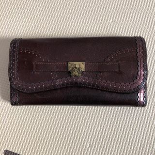 アナスイ(ANNA SUI)のANNA SUI 財布 がま口 ブラウン(長財布)