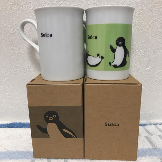 JR(ジェイアール)のSuica ペンギン マグカップ  12個です。 未使用、未開封です。 インテリア/住まい/日用品の文房具(その他)の商品写真