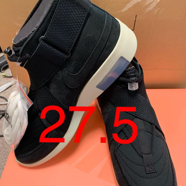 nikenike air fear of god raid black/fossil