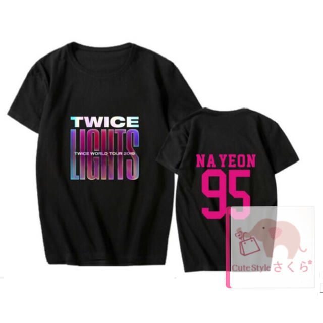 new〉TWICE☆WORLD TOUR 2019 ライブスタイルTシャツの通販 by Cute 