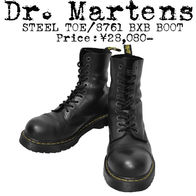 Dr.Martens(ドクターマーチン)の★美品★Dr.Martens★ドクターマーチン★10ホール★スチールトゥ ブーツ メンズの靴/シューズ(ブーツ)の商品写真