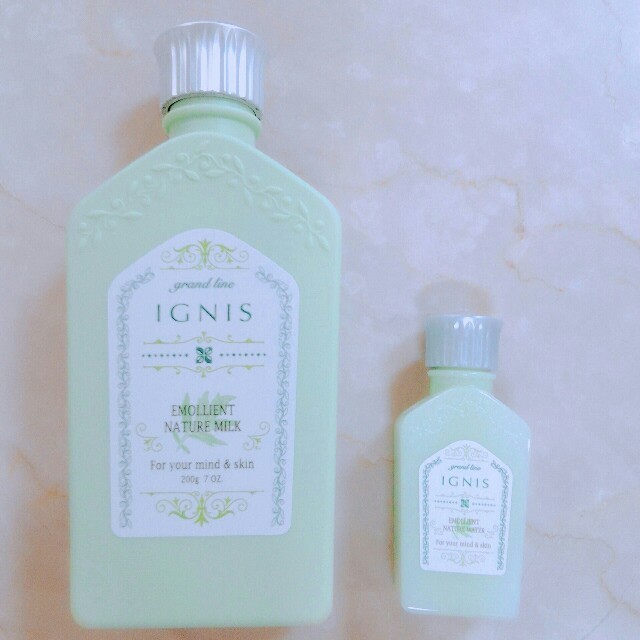 IGNIS(イグニス)のイグニス 乳液エモリエントネイチャーミルク200g ウォーター30g コスメ/美容のスキンケア/基礎化粧品(乳液/ミルク)の商品写真