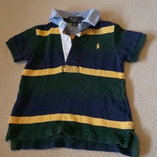 ポロラルフローレン(POLO RALPH LAUREN)のラルフローレン RALPH LAUREN 半袖 ポロシャツ 80cm ボーダー(シャツ/カットソー)