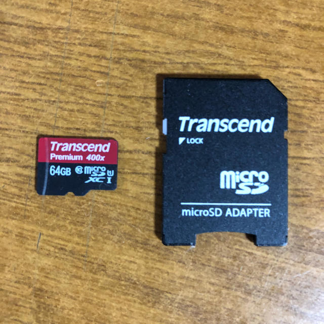 Transcend(トランセンド)のmicroSDカード スマホ/家電/カメラのスマートフォン/携帯電話(その他)の商品写真