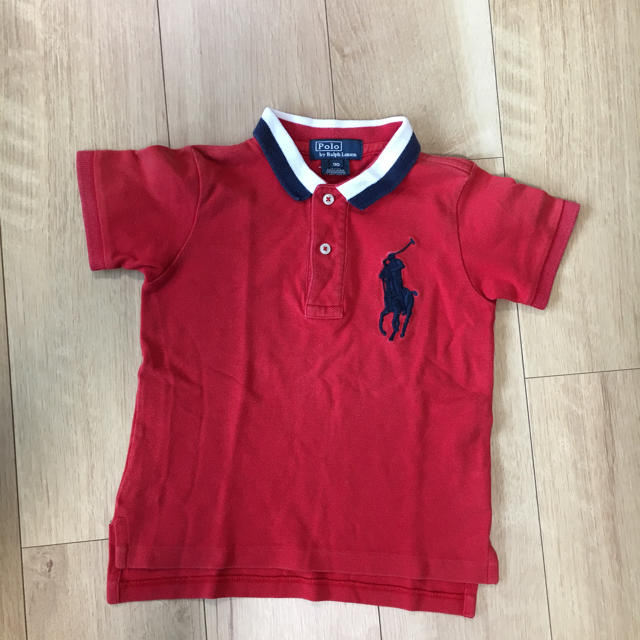 Ralph Lauren(ラルフローレン)ののん様専用 ラルフローレン 半袖 ポロシャツ 90 赤 キッズ/ベビー/マタニティのキッズ服男の子用(90cm~)(Tシャツ/カットソー)の商品写真