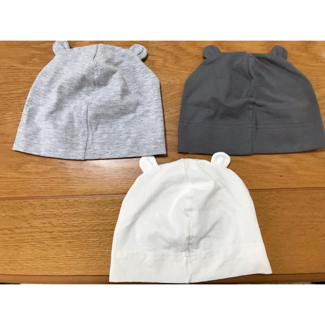 H&M(エイチアンドエム)のH&M baby クマ耳ジャージーキャップ キッズ/ベビー/マタニティのこども用ファッション小物(帽子)の商品写真