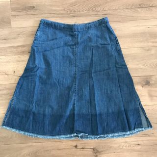 ザラ(ZARA)のZARA デニムスカート(ひざ丈スカート)