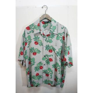 UNUSED - 18SS UNUSED 半袖 ローズ アロハ シャツ 坂口健太郎着