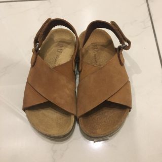 ザラキッズ(ZARA KIDS)のZARAKIDS  レザーサンダル(サンダル)