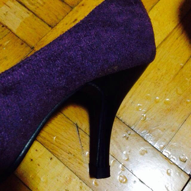 crystal grace♡紫 パンプス レディースの靴/シューズ(ハイヒール/パンプス)の商品写真
