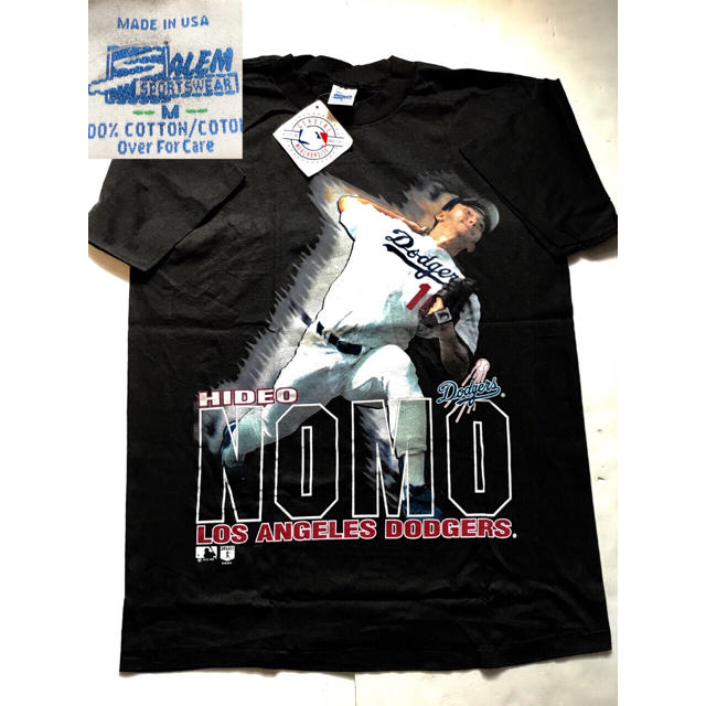 ドジャース Dodgers 野茂英雄 NOMO USA製 Tシャツ