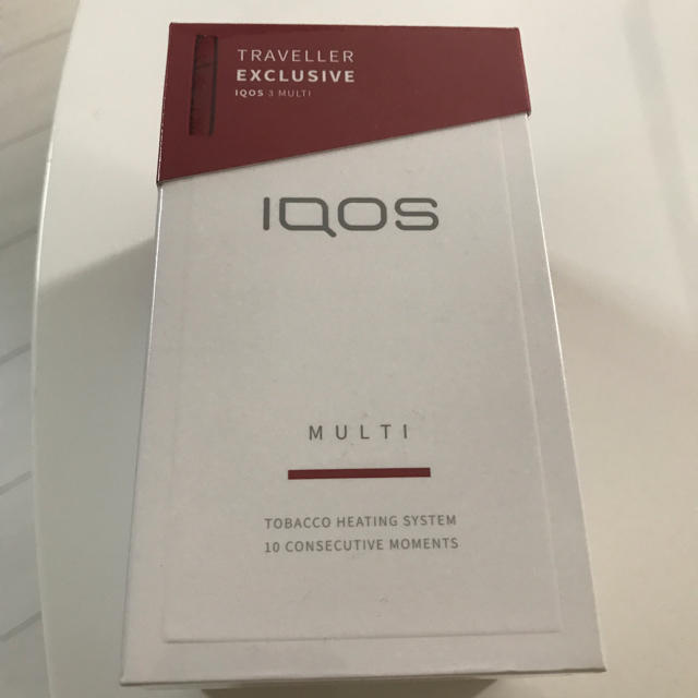 IQOS3 マルチ iQOS3 空港 免税店 限定色 レッド ★レシート付