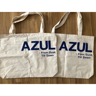 アズールバイマウジー(AZUL by moussy)のAZULノベルティバッグ2枚(エコバッグ)