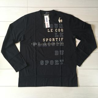 ルコックスポルティフ(le coq sportif)のロンT ルコック 黒 速乾 UVカット 新品未使用 タグ付き(Tシャツ/カットソー(七分/長袖))