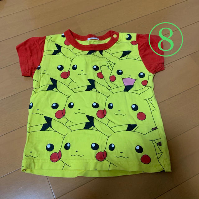 ポケモン(ポケモン)のピカチューTシャツ キッズ/ベビー/マタニティのベビー服(~85cm)(Ｔシャツ)の商品写真