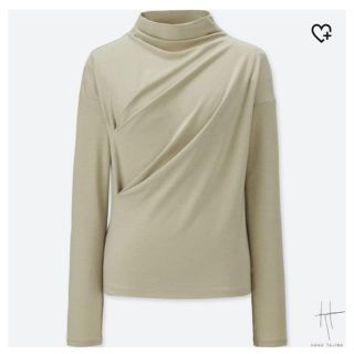 ユニクロ(UNIQLO)のボトルネックT 長袖 +E UNIQLO（HANA TAJIMA）(Tシャツ(長袖/七分))