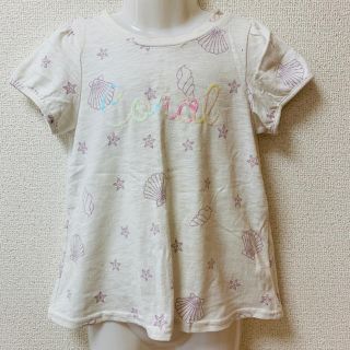 バックナンバー(BACK NUMBER)のback number kids 120 Tシャツ 白シェル(Tシャツ/カットソー)