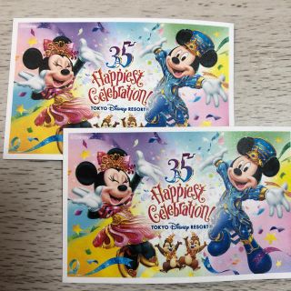 ディズニー(Disney)のディズニーランド・シー ペアチケット  大人 未使用(遊園地/テーマパーク)