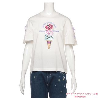 メゾピアノジュニア(mezzo piano junior)のメゾピアノサーティワン アイスクリームコラボ 袖レースアップシャツ160(Tシャツ/カットソー)