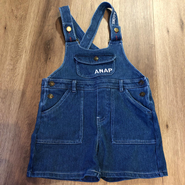 ANAP Kids(アナップキッズ)のANAP オーバーオール キッズ/ベビー/マタニティのキッズ服男の子用(90cm~)(パンツ/スパッツ)の商品写真