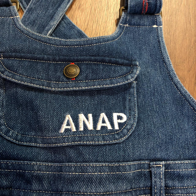 ANAP Kids(アナップキッズ)のANAP オーバーオール キッズ/ベビー/マタニティのキッズ服男の子用(90cm~)(パンツ/スパッツ)の商品写真
