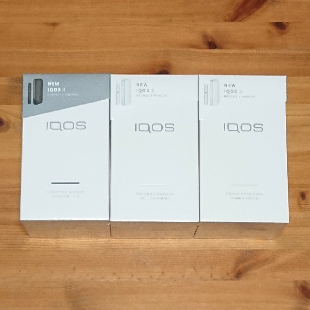 IQOS3 本体 3台 グレー ホワイト