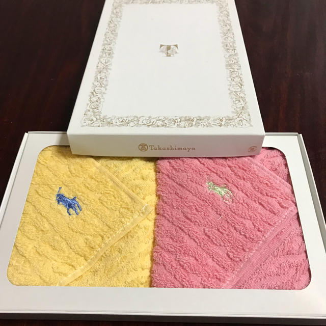 Ralph Lauren(ラルフローレン)のはな様専用 RALPH LAURENタオルハンカチ レディースのファッション小物(ハンカチ)の商品写真