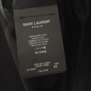 saint laurent paris スモーキングジャケットセットアップ　登坂
