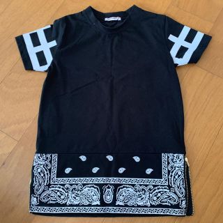 ベイビーシュープ(baby shoop)のbaby shoop  ロングTシャツ Ｍサイズ ワンピース キッズ ジュニア (Tシャツ/カットソー)