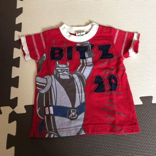 ビッツ(Bit'z)の【美品】Bit's ビッツ Ｔシャツ 赤 80㎝(Ｔシャツ)