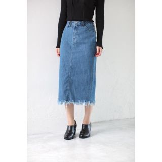 アズールバイマウジー(AZUL by moussy)のAZUL デニムスカート(ロングスカート)