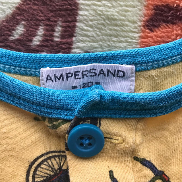 ampersand(アンパサンド)の120cm ampersand男の子パジャマオールシーズンOK長袖カットソー キッズ/ベビー/マタニティのキッズ服男の子用(90cm~)(パジャマ)の商品写真