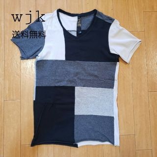 ダブルジェーケー(wjk)の【wjk送料無料】cut-off patchwork C/S　Sサイズ(Tシャツ/カットソー(半袖/袖なし))