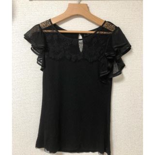 ダブルスタンダードクロージング(DOUBLE STANDARD CLOTHING)のレーストップス(カットソー(半袖/袖なし))